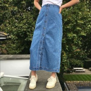 Vintage Ralph Lauren Jeans Co Maxi Skirt